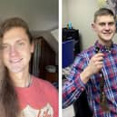 Konstantin Long's hair before and after.