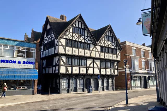 Shodfriars Hall, as it looks from South Street.