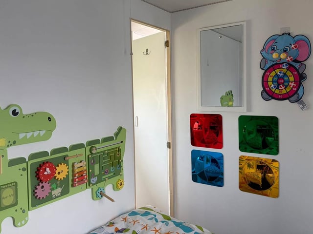 A view of the children's room.