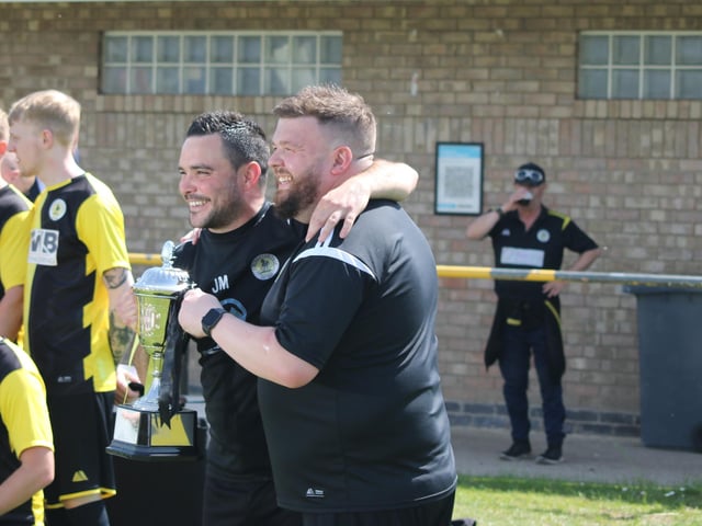 Managers Jon Macleod and Jamie Hanton.