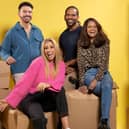 Stacey Solomon and the rest of the team from the hit BBC TV show, 'Sort Your Life Out'. (PHOTO BY: BBC/Optomen Television Ltd)