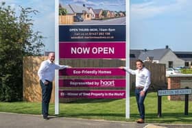 Kevin Stevens from e5 and Tim Wardley, group MD of Spicer Haart Land and New Homes.