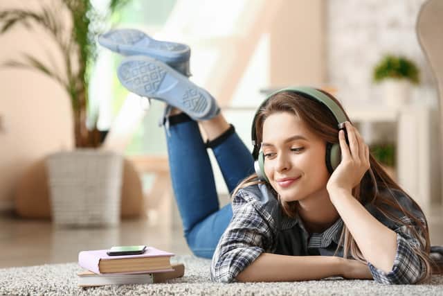With audiobooks you can enjoy books without having to actually read them.