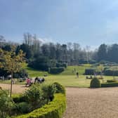 The grounds at Harlaxton Manor