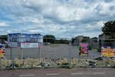 The derelict site on Skegness foreshore to be transformed for mobile lodge and luxury caravan sales.