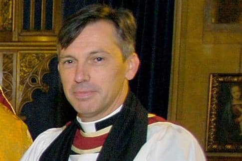 Rev Philip Johnson of St Denys' Church, Sleaford.