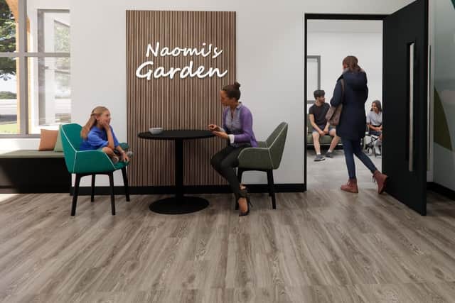 How part of the new Naomi's Garden centre in Louth will look once completed. (PHOTO BY: APSS, interior designer)