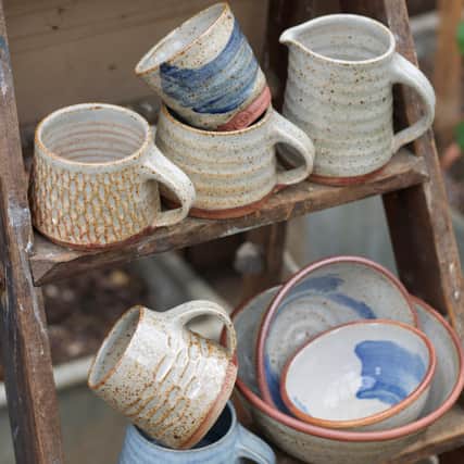 The Oxcombe Pottery range. Photo: © Oxcombe Pottery