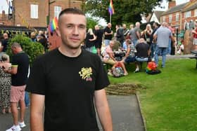 Barman William Sismey, who works at The Lumley pub in Skegness, is walking all the way to Paris in aid of the Derby and Derbyshire Children's Holiday Centre.