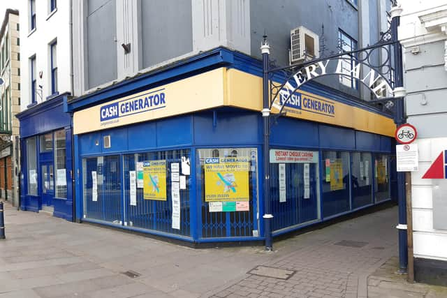 The former Cash Generator site in High Street, Boston.