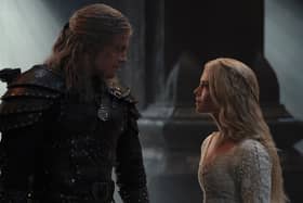 Cirilla Fiona Elen Riannon (Freya Allan)  better known as Ciri is the sole princess of Cintra, she is pictured with Geralt of Rivia (Henry Cavill) a legendary witcher and her adoptive father.