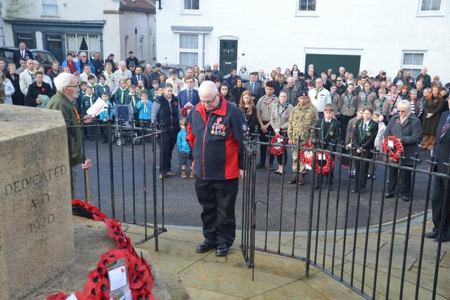 Caistor's Fire and Rescue team paid their respects