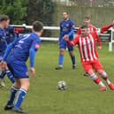 Scott Lowman in action for Horncastle against Immingham. Photo: Rob Savage.