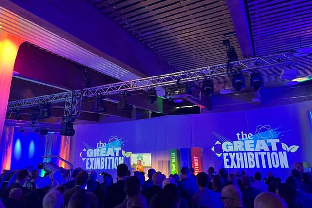Dame Andrea Jenkyns' welcome speech at Lincolnshire Great Exhibition event. Credit: LDR.
