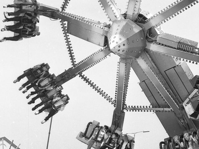 One of the rides of Boston's May Fair of 1997.