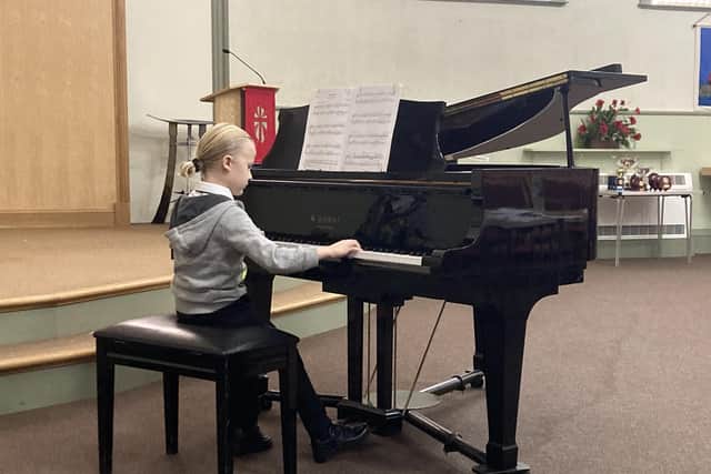 Aaron has already had  success at competition level.