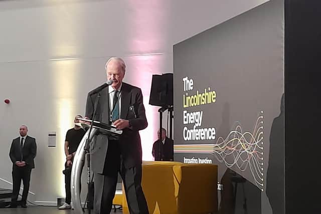 George Yates, CEO of energy company HEYCO, at the Lincolnshire Energy Conference
