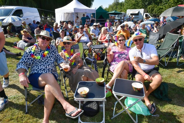 This group could walk home afterwards - Kathyr and Harley Bennett, Ray and Ann Russell of Wainfleet