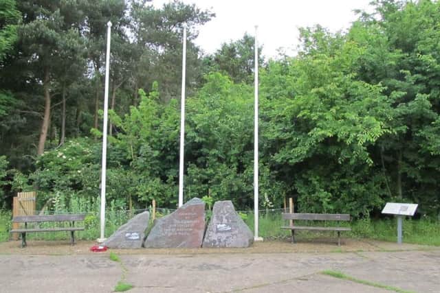 Wartime history - Saltby airfield memorial. Photo: LCC