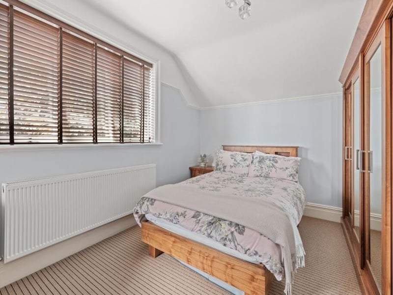 The ground-floor bedroom.
