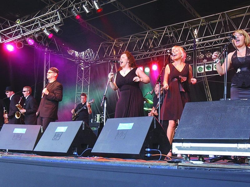 The Rumble Band, entertaining the crowd.