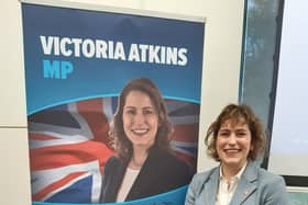 Louth & Horncastle MP Victoria Atkins, Health and Social Care Secretary.