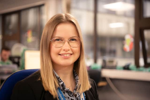 Grace Tyas, 23, applied for a Lincolnshire Police apprenticeship in the summer of 2021 and currently works in the Volunteers Team