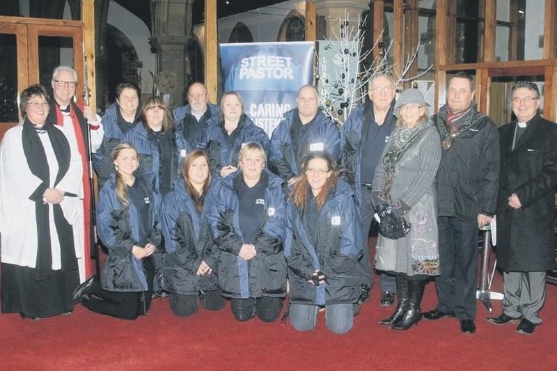 Church members in the Skegness area officially taking on the role of street pastors at a service at St Matthew’s Church. The team would be offering support to those who, through drink, have found themselves vulnerable late at night.