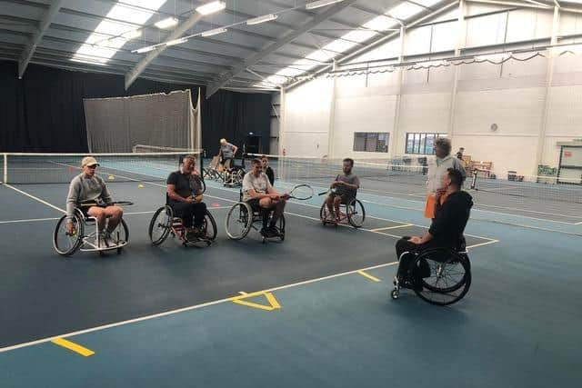 Ten coaches have now attended a ‘Disability Awareness in Tennis’ course, which will support the sessions.