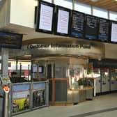 A deserted Peterborough Rail Station