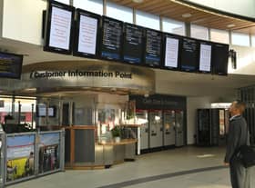 A deserted Peterborough Rail Station