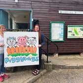 Piggywigs manager Rae Knight and deputy manager Amy Westcough.