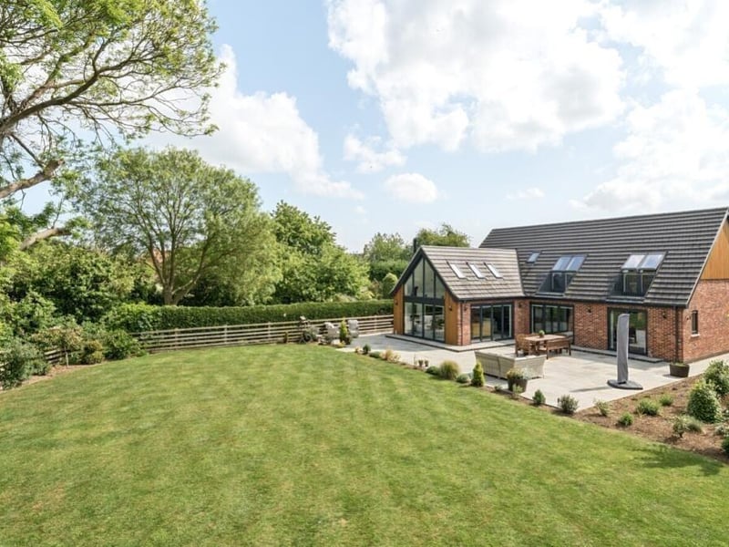 The home and rear garden.