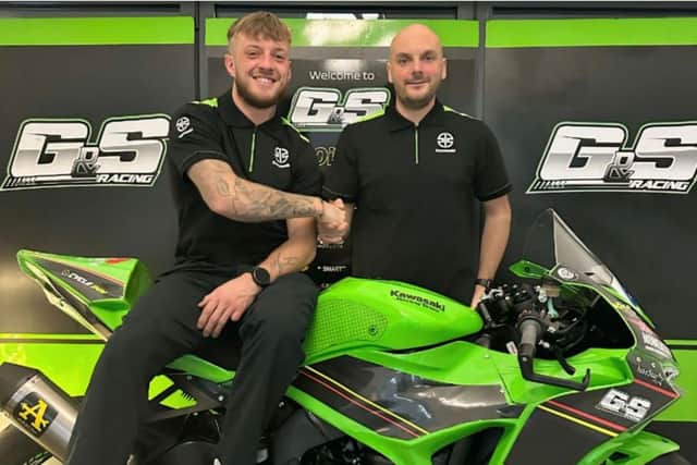 TJ To,s with team manager Tom Fisher