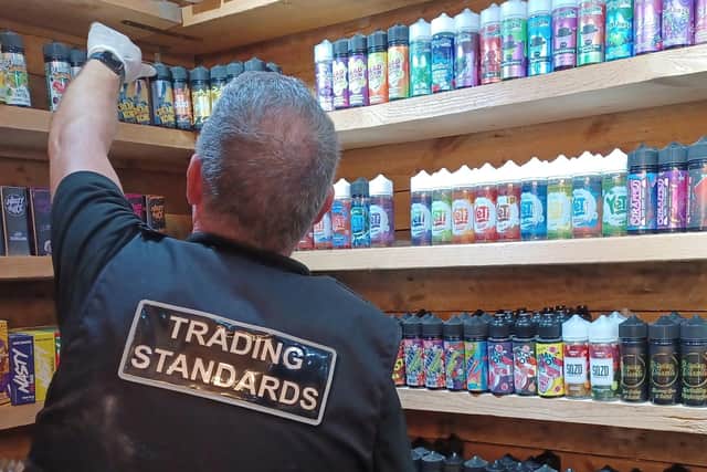 A report to Lincolnshire Council revealed that, since 2020/21, Trading Standards officers have noticed a surge in underage sales of vapes across Lincolnshire. (Photo by: Submitted)
