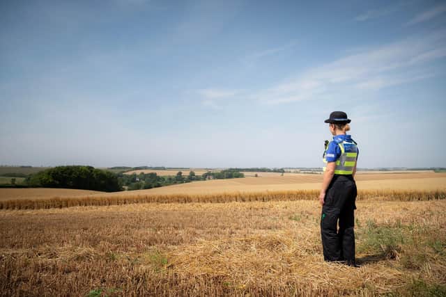 The Wolds incorporating East Lindsey is the largest policing area.