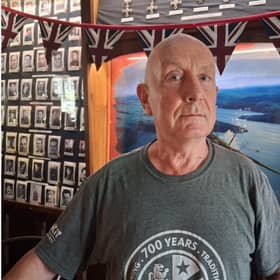 Greg Algar, owner and landlord of the Dambusters Inn, Scampton