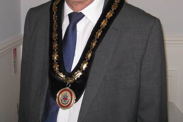 Former Mayor of Skegness Coun Dick Edginton.