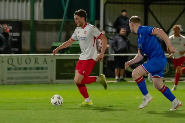 Skegnes v Brigg cup action. Pic by Ryan Thompson, Happy Snapz Photography.