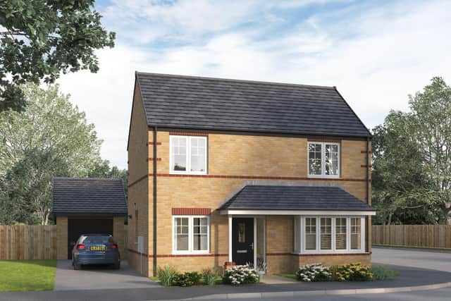 Now available - The Nutwood (CGI shown) is one of the remaining family homes for sale at Merlin's Point, Witham St Hughs