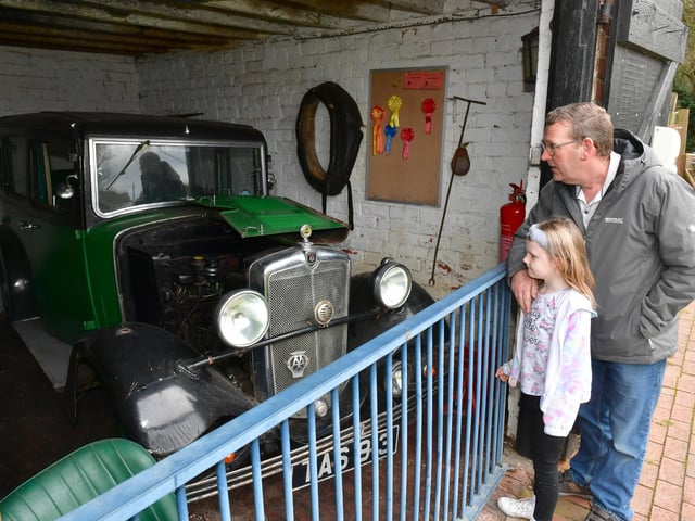 Visitors Ava Clarkson 6 and John Baller