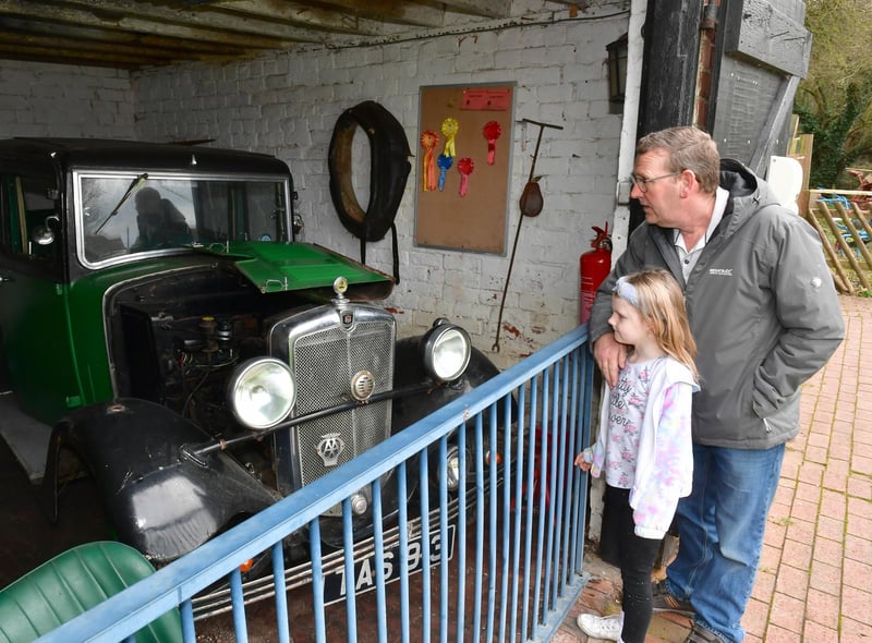 Visitors Ava Clarkson 6 and John Baller