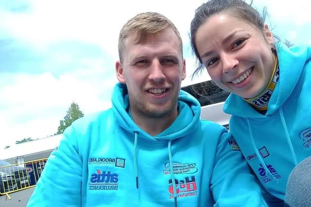 Todd Ellis and Emmanuelle Clement at the TT