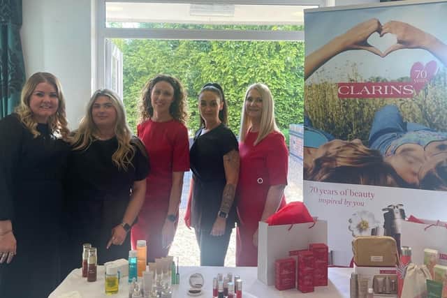 Salon Carina's Clarin's launch event.