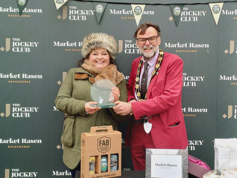 Equisign Tack & Feed at Kirton Lindsey was named Business of the Year and owner Michaela Pollitt was delighted to receive the award