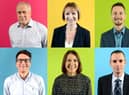 Duncan & Toplis Foundation trustees- (clockwise, starting top left) Adrian Reynolds, Kay Botley, Niall Kingsley, Theo Banos, Rachel Barrett, Alistair Main