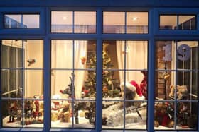 A Cadney and Howsham Living Advent Window display.