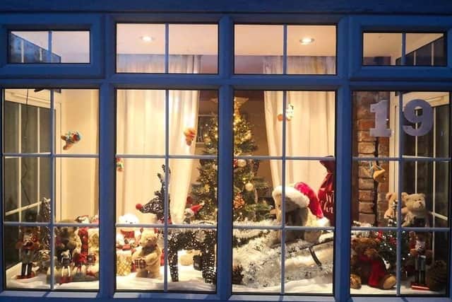 A Cadney and Howsham Living Advent Window display.