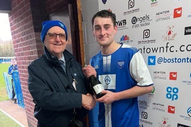 Boston man-of-the-match Jordan Tate.
