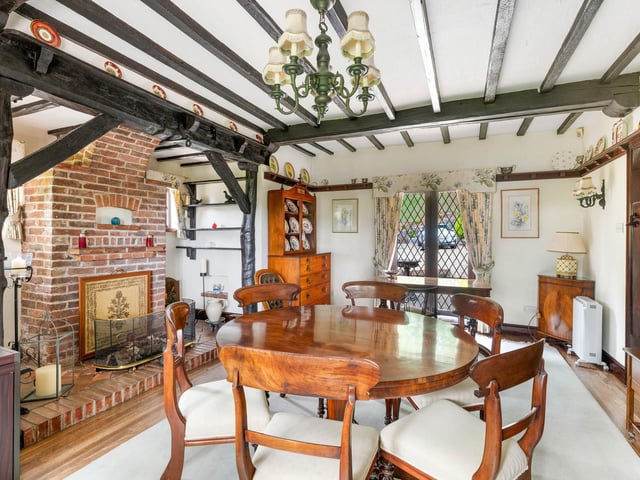 The dining room.